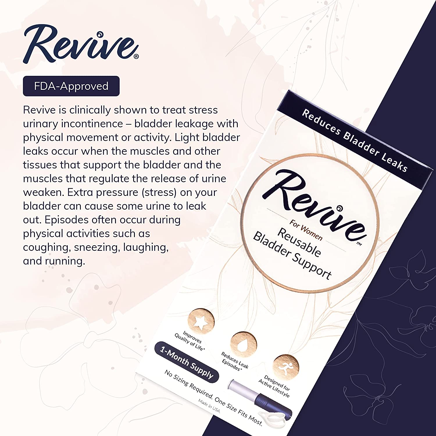 Revive Reusable Bladder Support for Women | Effective Leak Control ...